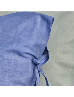 KH BASIC GREY-INDIGO DF DUVET COVER SET SINGLE SIZE - SINGLE SIZE