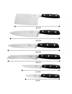 Karaca Create 8 Pcs Knife Set | Enplus Home