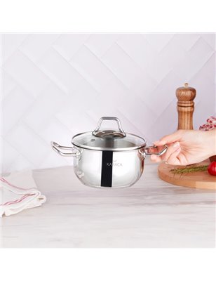 KARACA FIRUZE STEEL POT 2017 16 CM