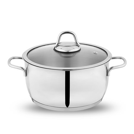 SCHAFER HELD STEEL POT-30 CM-2 PCS.-INOX