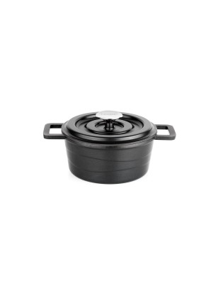 Schafer Pro Cast Iron Cookware Set 7 Pieces-Black | Enplus Home