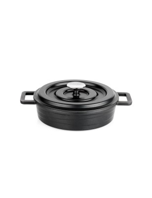 Schafer Pro Cast Iron Cookware Set 7 Pieces-Black | Enplus Home