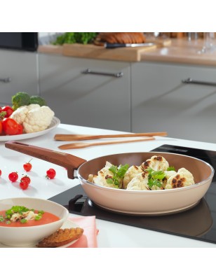 Schafer Jasmine Ceramic Cookware Set 7 Pieces-Cream | Enplus Home