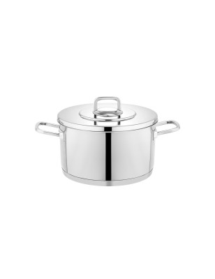 Schafer New Prime Steel Cookware Set-8 Pieces-Inox | Enplus Home