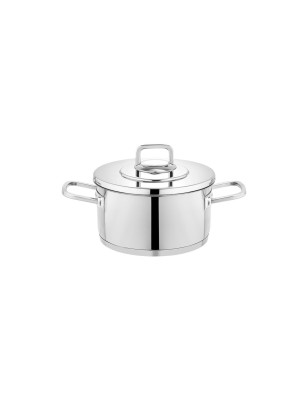 Schafer New Prime Steel Cookware Set-8 Pieces-Inox | Enplus Home