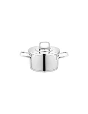 Schafer New Prime Steel Cookware Set-8 Pieces-Inox | Enplus Home