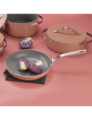 Schafer Moonlight Ceramic Cookware Set 7 Pieces-Rosegold | Enplus Home