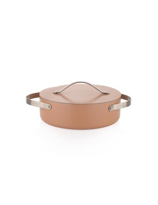 Schafer Moonlight Ceramic Cookware Set 7 Pieces-Rosegold | Enplus Home